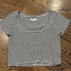 Cropped Madewell Tee Scoop Neck